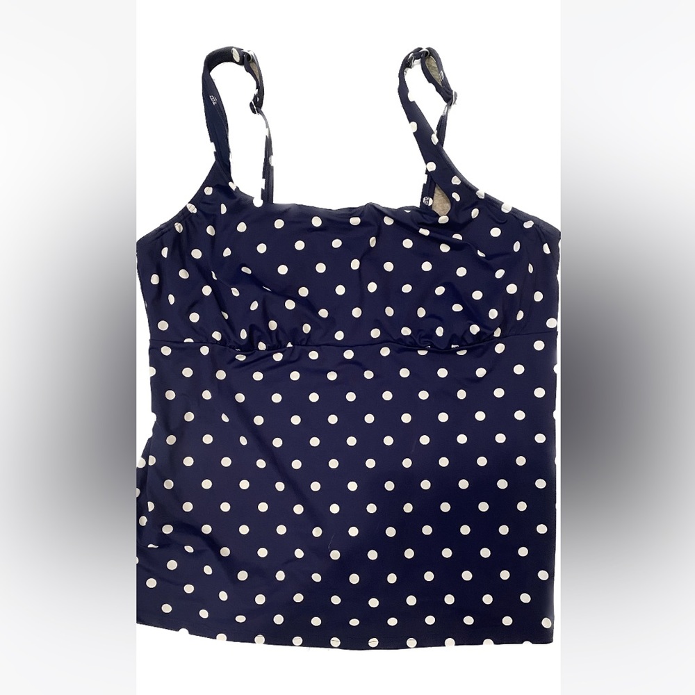 Lands End Tankini top underwire size 18